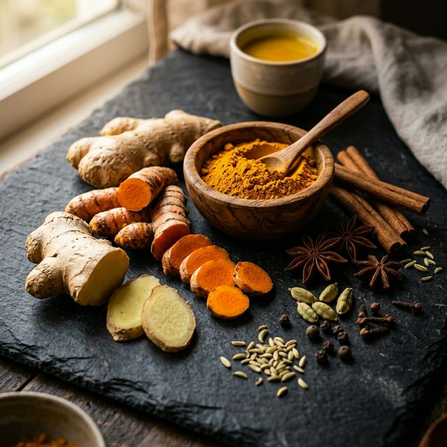 Специи и корни